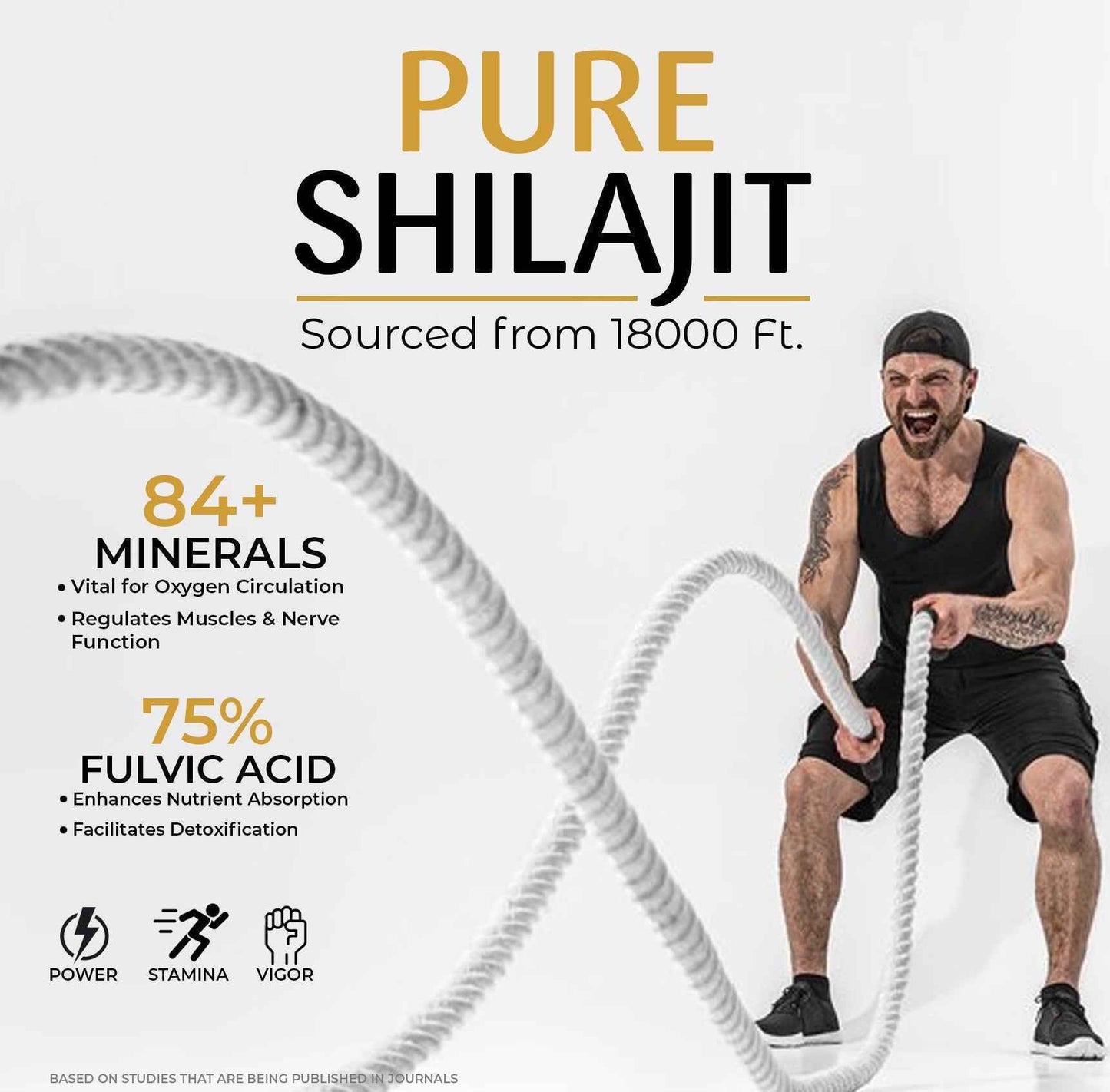 Pure Himalayan Shilajit Resin 10g | 75% Fulvic Acid | Lab Report with Every Pack