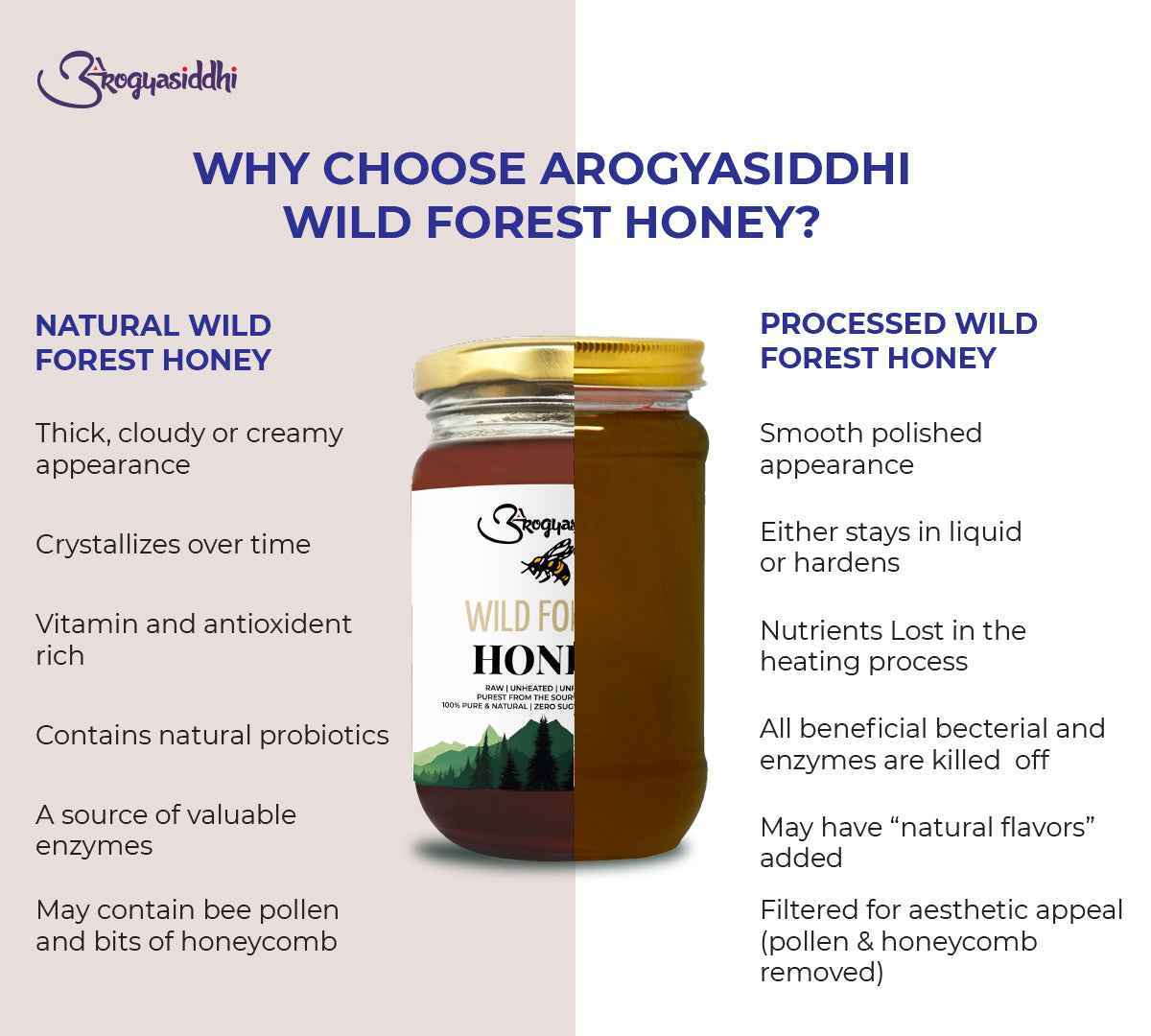 Wild Forest Honey 500Gm