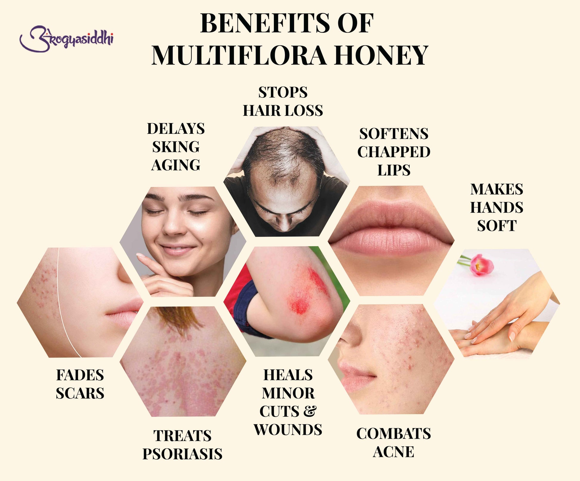 Multiflora Honey 500gm  Pure Natural & Organic Honey