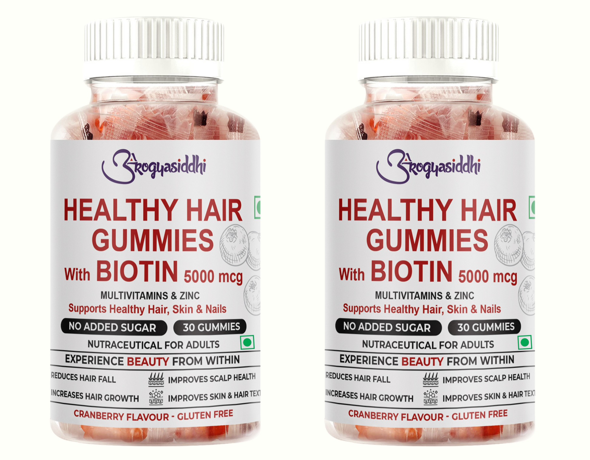 Biotin Gummies ( Pack of 2 )