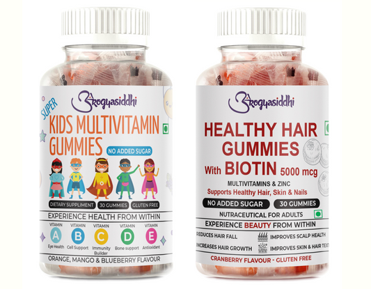 Kids Multivitamin & Biotin Gummies ( 30 Gummies Each )