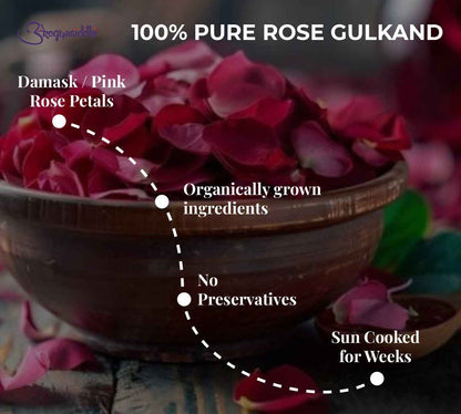Rose Gulkand Honey 250G